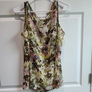 Floral Liz Claiborne Tank Size L